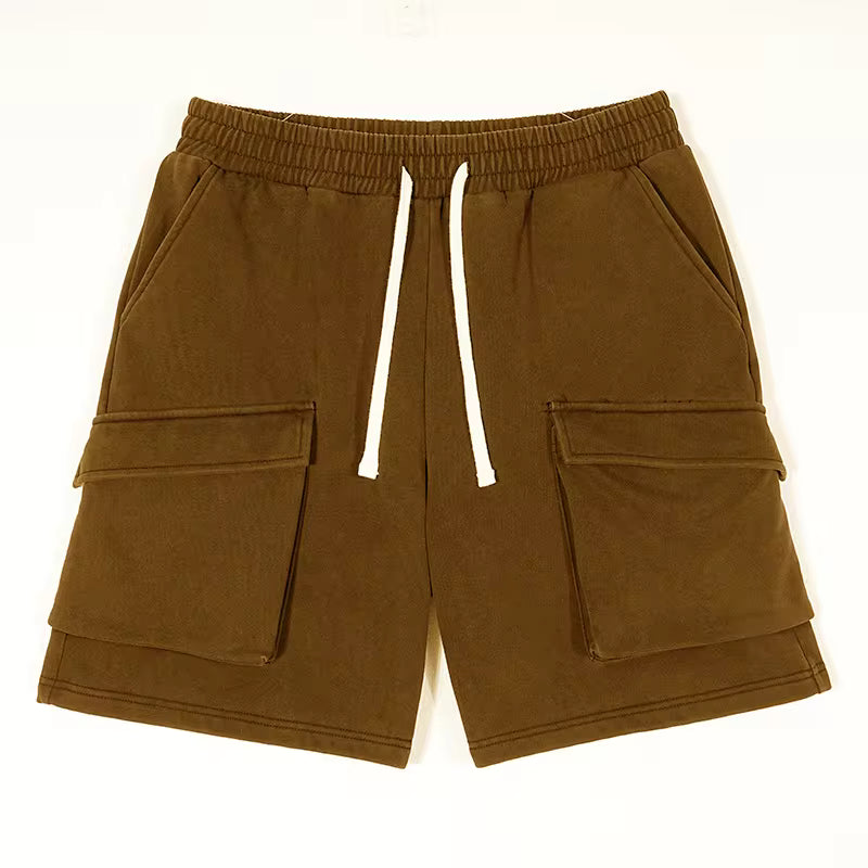 Short en coton délavé pour l'été