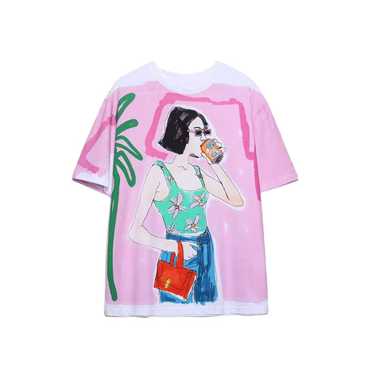 T-shirt à manches courtes « Tempérament »