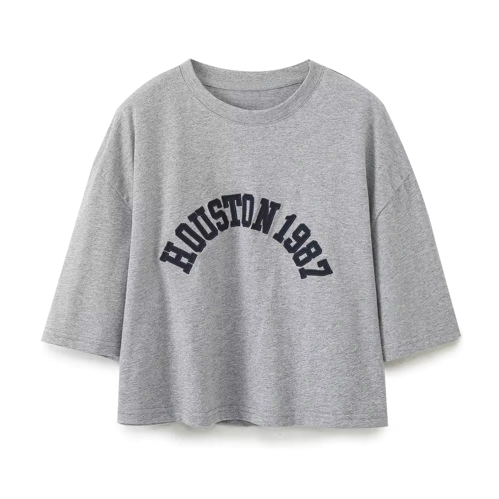 T-shirt ample Short en tissu éponge