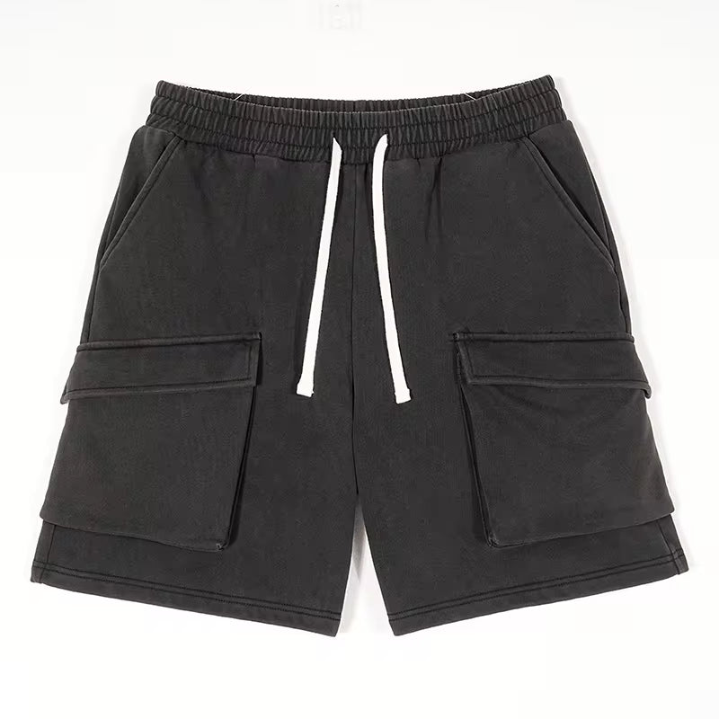 Shorts vintage délavés à l'acide
