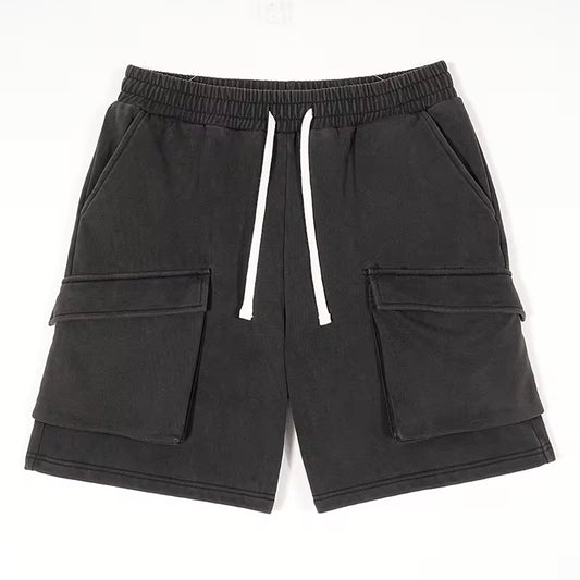 Shorts vintage délavés à l'acide